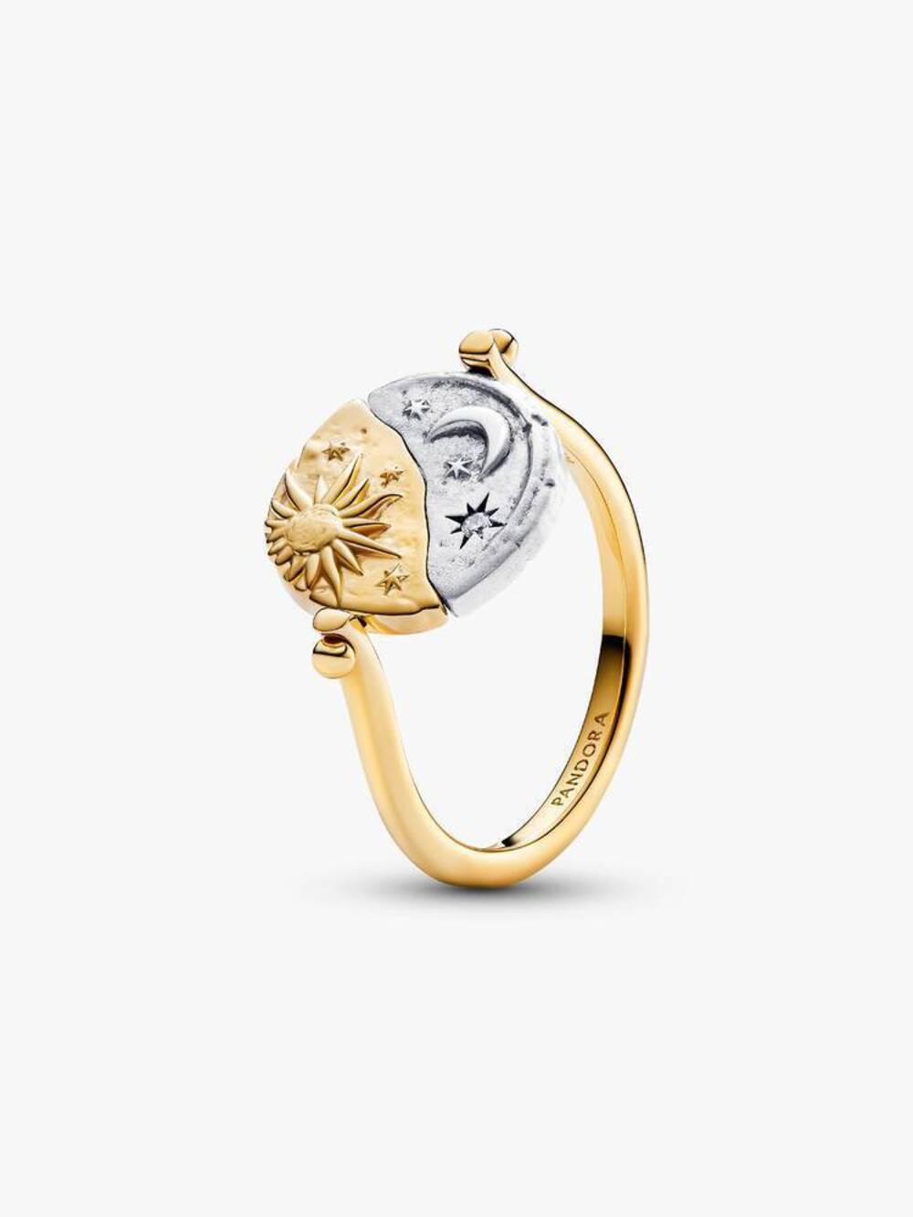 Pandora Sun & Moon Reversible Medallion Ring
